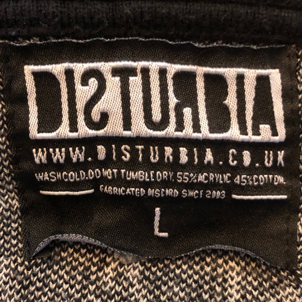 DISTURBIA I Want to Leave fringed cardigan RARE HTF - Picture 6 of 10